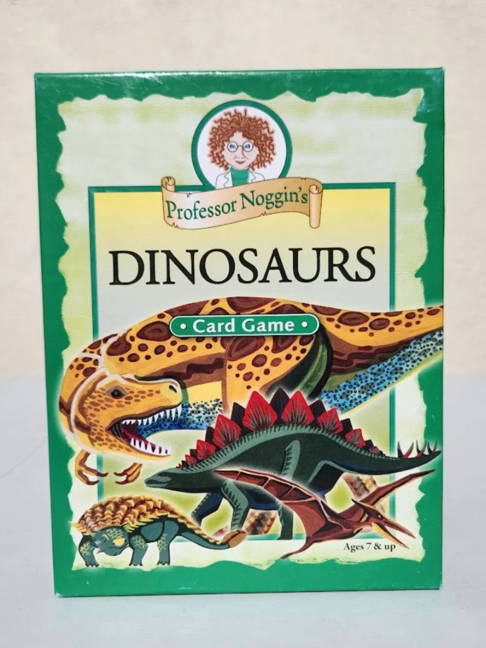 Professor Noggin's Dinosaurs Card Game Fun and Educational Family Trivia Game En